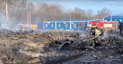 Загадочный пожар на строительстве "дороги смерти" к Крымскому мосту: 7 человек погибли (видео)