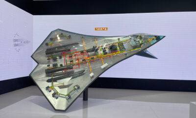 Китай показал концепт истребителя 6-го поколения без хвостового оперения