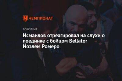 Исмаилов отреагировал на слухи о поединке с бойцом Bellator Йоэлем Ромеро