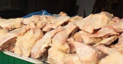В Вахдате выявлено более двух тонн низкокачественного куриного мяса