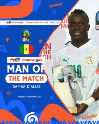 Диалло стал лучшим игроком стартового матча Сенегала на молодежном Кубке африканских наций