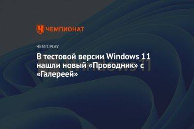 В тестовой версии Windows 11 нашли новый «Проводник» с «Галереей»