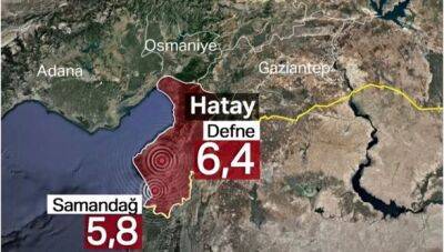 Сулейман Сойлу - Три человека погибли, более 200 пострадали в результате нового землетрясения в Турции: видео - unn.com.ua - Сирия - Украина - Киев - Израиль - Египет - Сана - Турция - Кипр - Иордания - Turkey - провинция Хатай