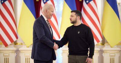 "Увидел решимость Байдена": Зеленский поблагодарил президента США за визит в Киев (видео)