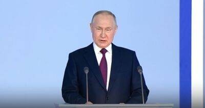 Нацистская угроза, Донбасс ждал: Путин начал бредовое послание к российским депутатам