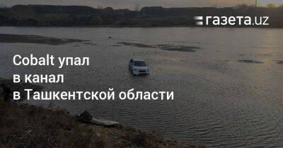 Cobalt упал в канал в Ташкентской области