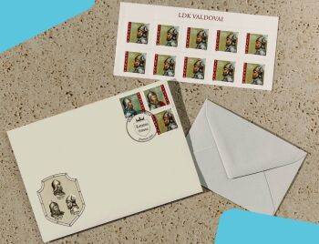 На новых почтовых марках Литвы три Великих князя Литовских