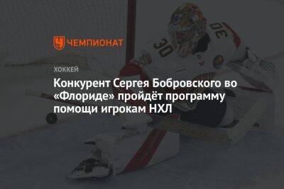 Конкурент Сергея Бобровского во «Флориде» пройдёт программу помощи игрокам НХЛ