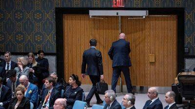 Небензя и Полянский покинули зал СБ ООН перед выступлением ряда представителей ЕС