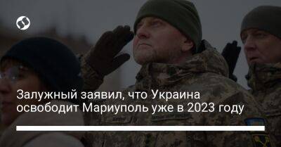 Залужный заявил, что Украина освободит Мариуполь уже в 2023 году