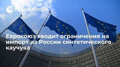 Евросоюз вводит ограничения на импорт из России асфальта и синтетического каучука