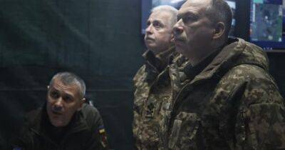 Генерал Сырский приехал в Бахмут, где продолжаются ожесточенные бои (ФОТО)