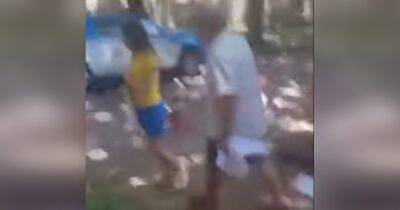 В Бразилии сотрудник посольства РФ напал на россиянку, выступившую против войны (видео)