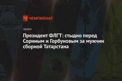 Президент ФЛГТ: стыдно перед Сориным и Горбуновым за мужчин сборной Татарстана