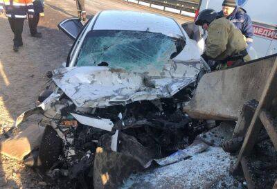 Водитель легковушки погиб, а пассажиры получили травмы в ДТП на трассе М11 в Тверской области