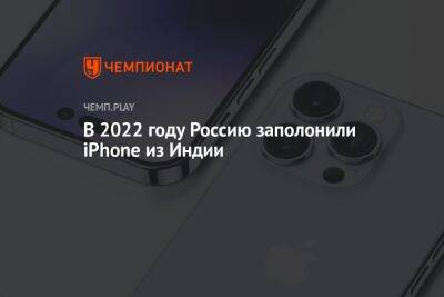 В 2022 году Россию заполонили iPhone из Индии