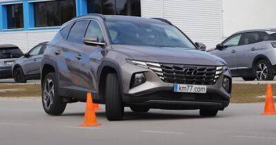 Кроссовер Hyundai Tucson провалил тест на управляемость (видео)