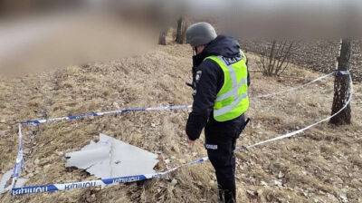 На Киевщине нашли обломки сбитого "Шахеда"