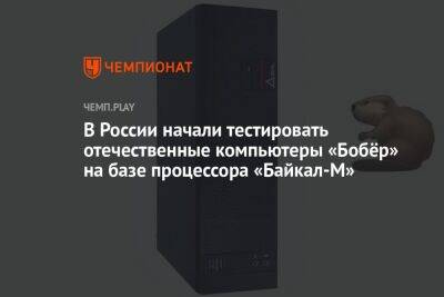 В России начали тестировать отечественные компьютеры «Бобёр» на базе процессора «Байкал-М»