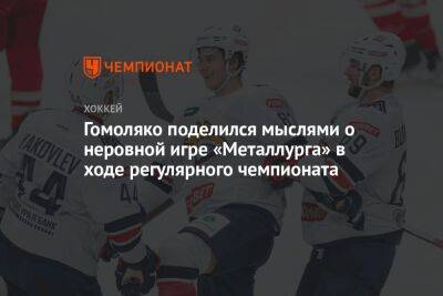 Евгений Аликин - Гомоляко поделился мыслями о неровной игре «Металлурга» в ходе регулярного чемпионата - championat.com