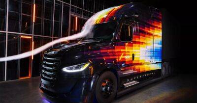В США представили дизельный грузовик с революционной аэродинамикой (видео)