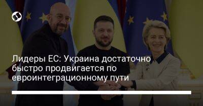 Лидеры ЕС: Украина достаточно быстро продвигается по евроинтеграционному пути