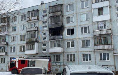 В Твери загорелся балкон в квартире в пятиэтажке, из огня спасли кота