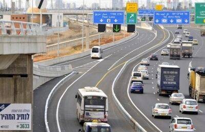 Минтранс Израиля перезагрузит шоссе, ведущее из Иерусалима в Тель-Авив
