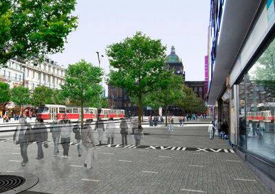 Трамваи вернутся на Вацлавскую площадь Праги
