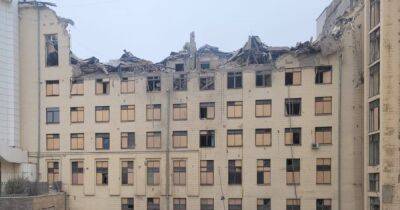 Утренний обстрел Харькова: ракеты попали в жилой дом и университет (фото, видео)
