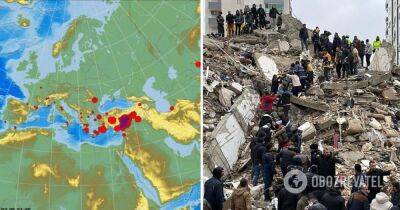 Землетрясение 6 февраля - толчки зафиксировано на Тайване, Аляске, в Турции и Аргентине - карта