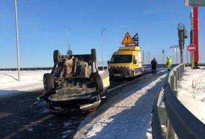 Водитель кроссовера пострадал в ДТП на трассе М11 в Тверской области