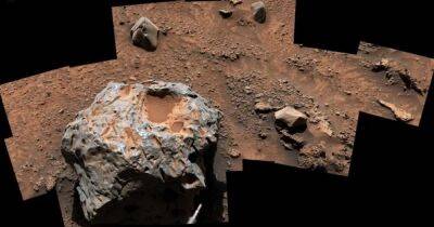 Марсоход NASA нашел на Марсе "Какао": внепланетный объект размером в 30 см (фото)