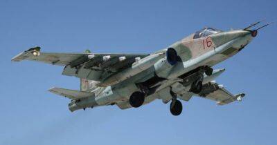 Украинские пограничники сбили российский штурмовик Су-25 в районе Бахмута (видео)