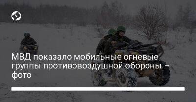 МВД показало мобильные огневые группы противовоздушной обороны – фото