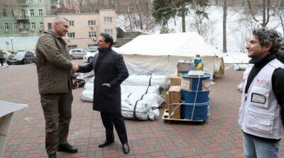 Киев получил от Италии оборудование для пунктов обогрева – Кличко