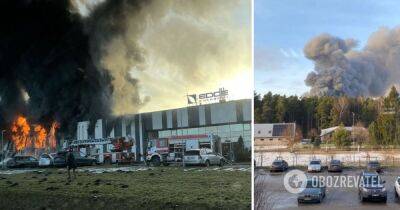 Пожар на заводе дронов – в латвийском городе Марупе загорелся завод по производству дронов для Украины и НАТО – видео