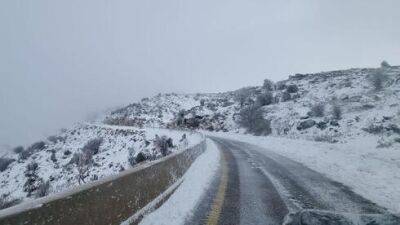 Погода в Израиле: снег на севере и высоких районах Иерусалима