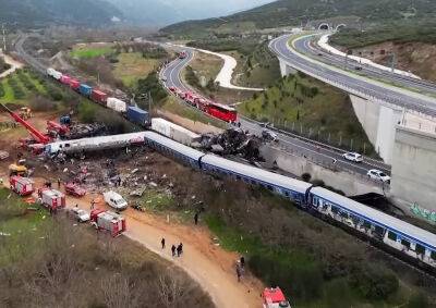В Греции столкнулись два поезда: 32 человека погибли