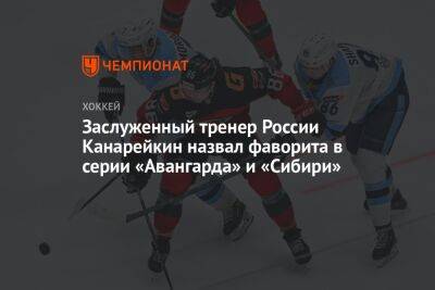 Заслуженный тренер России Канарейкин назвал фаворита в серии «Авангарда» и «Сибири»