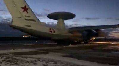 Минобороны Беларуси показало видео с якобы А-50 после заявлений о его повреждении