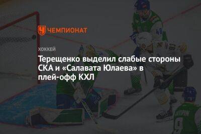 Терещенко выделил слабые стороны СКА и «Салавата Юлаева» в плей-офф КХЛ