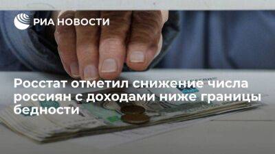 Росстат: число россиян с доходами за чертой бедности составило 10,5 процента населения