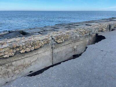 Часть Трассы здоровья ушла под землю – фотофакт - odessa-life.od.ua - Украина - Одесса