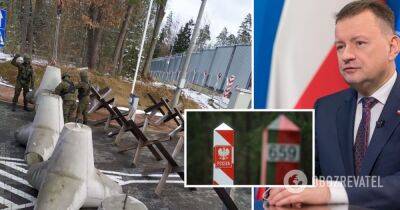 Польша – противотанковые укрепления на границе с Беларусью – фото