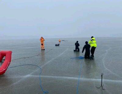 +10: на Харьковщине двое мужчин вышли на лед порыбачить, один утонул (фото)