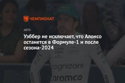Фернандо Алонсо - Марк Уэббер - Уэббер не исключает, что Алонсо останется в Формуле-1 и после сезона-2024 - championat.com