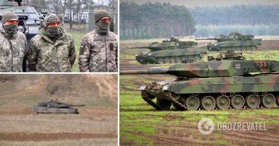 Обучение украинских военных в Германии – кадры боевой подготовки украинских танкистов на Leopard 2 – видео