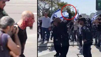 Офицер полиции бросил гранату в демонстрантов в Тель-Авиве и попал под следствие