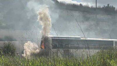 Школьники из Ход ха-Шарона чуть не сгорели в автобусе на экскурсии